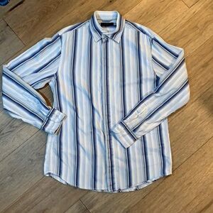 EXPRESS | 100% cotton button down shirt, size medium